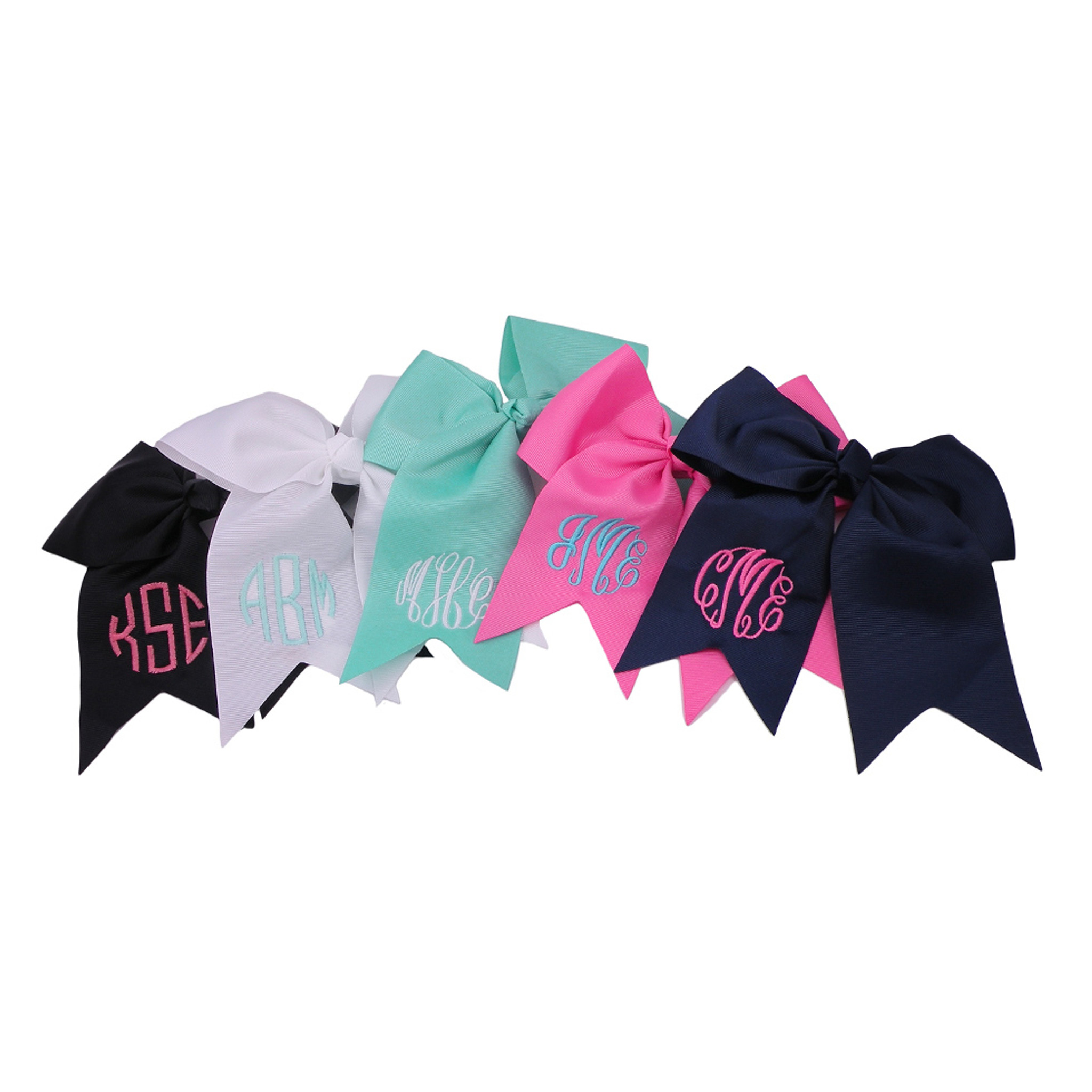 Monogram Hairbow, Monogram Large Bow, Monogram Cheer Bow