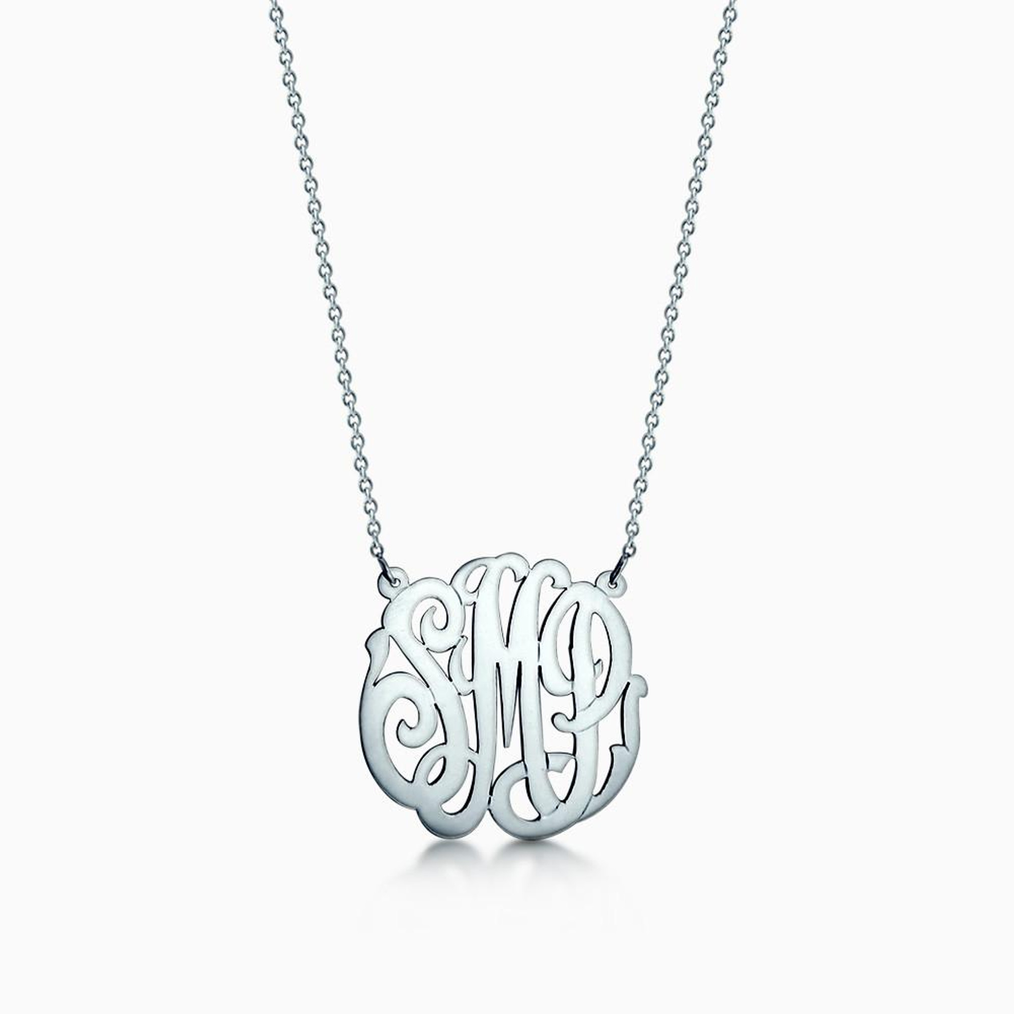 Monogram Script Cutout Necklace │HandPicked