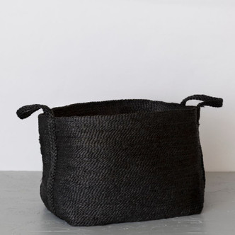 A terrific option for keeping organized, our large, charcoal jute baskets deliver on both form & function. Expertly handwoven by women working within a Fair Trade program in Bangladesh, they are built to stand up to the demands of your busy household. 