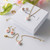 Cherry Blossom Sakura Polymer Clay Stud Earring Stainless Steel Handmade in Australia - Mochi La Vie