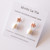 Cherry Blossom Classic Mini Freshwater Pearl Hook Drop Earring Stainless Steel Polymer Clay | Handmade in Sydney - Mochi La Vie