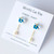 Pansy SUMIRE Classic Mini Freshwater Pearl on Chain Hook Drop Earring Stainless Steel Polymer Clay | Handmade in Sydney - Mochi La Vie