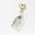 LUCK Acrylic Gold Hot Stamped Cute Omamori Good Luck Four Leaf Clover Charm with Heart Keychain Clasp | Mochi La Vie - Designed in Australia