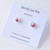 Porcelain Inspired ARITA 2.0 Polymer Clay Stud Stainless Steel Earring - Handmade in Sydney Australia | Mochi La Vie