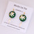 Jasmine 1.1 Polymer Clay Elegant Freshwater Pearl Stainless Steel Drop Earring - Handmade in Sydney Australia | Mochi La Vie