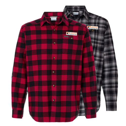 Columbia Woods Flannel Shirt - Andersen Certified Contractor
