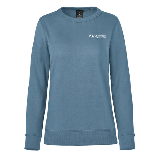 Women's Stormtech Fleece Crewneck  - Certified Contractor