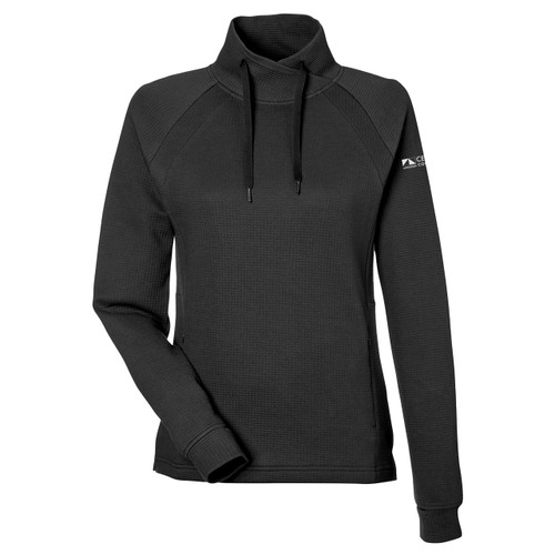 Women's Waffle Cross-Neck Pullover - Certified Contractor Cobrand