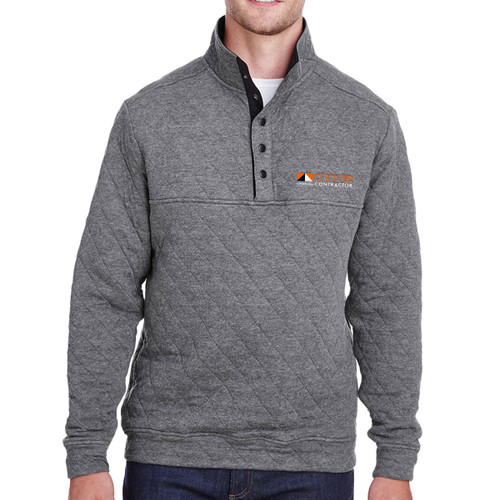 J America Quilted Snap Pullover - AW Certified Contractor
