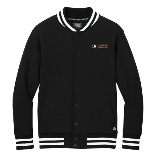 Heavyweight 12 oz. New Era Bomber Fleece Jacket - Andersen Certified Contractor