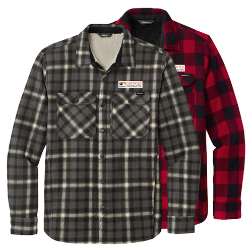 Men's Eddie Bauer Shirt Fleece Jac - Certified Contractor