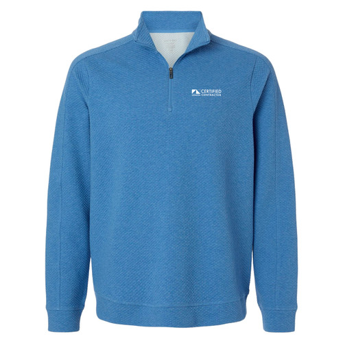 Textured Heavyweight Quarter Zip - Certified Contractor