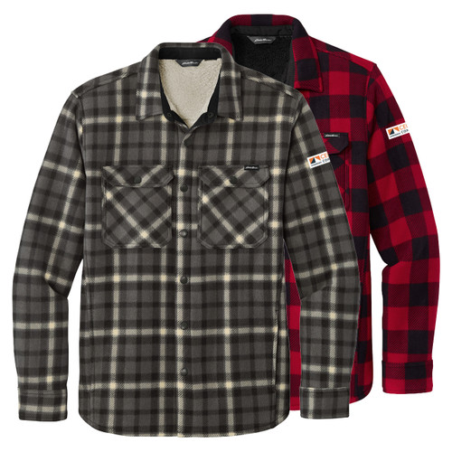 Men's Eddie Bauer Shirt Fleece Jac - Certified Contractor Cobrand