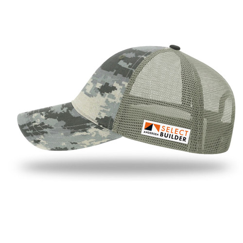 Richardson Camo Washed Trucker Cap - Select Builder Cobrand
