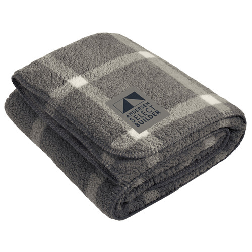 Double Sided Sherpa Plush Blanket - Select Builder