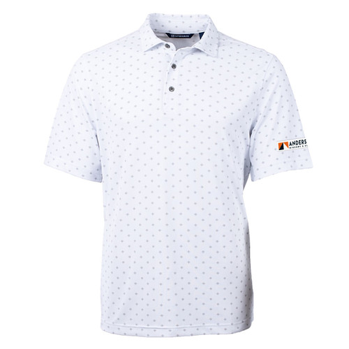 Cutter & Buck Virtue Eco Pique Tile Print Recycled Polo - Dealer Cobrand