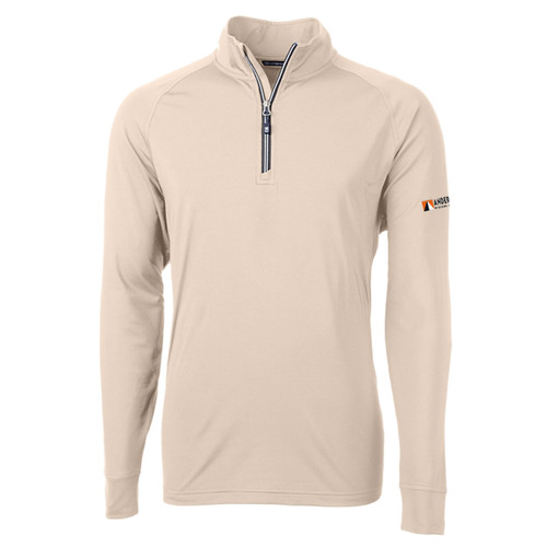 Cutter & Buck Adapt Eco Knit Stretch Recycled Quarter Zip Pullover - Dealer Cobrand