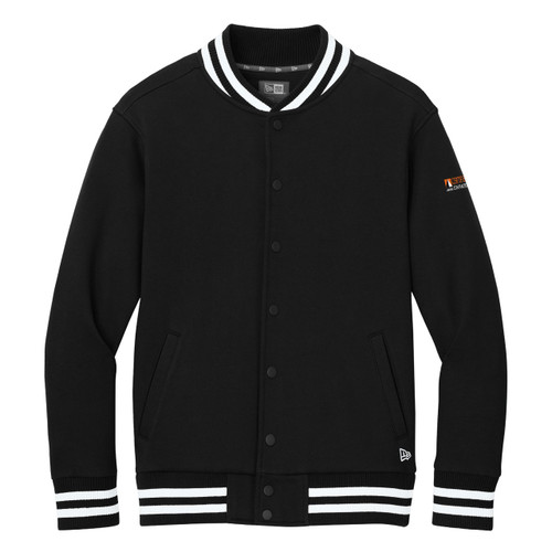 Heavyweight 12 oz. New Era Bomber Fleece Jacket - Certified Contractor Cobrand