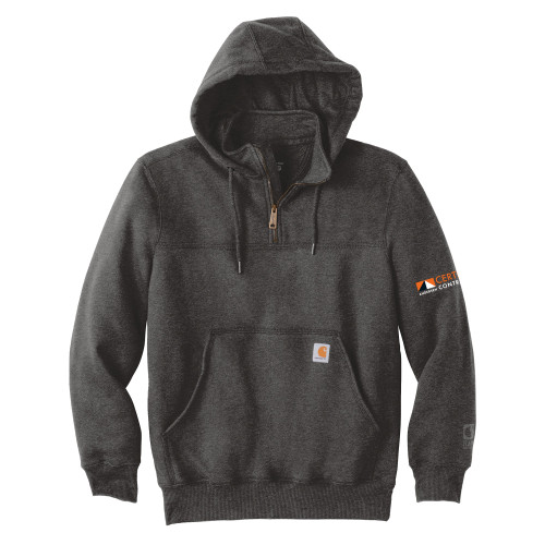 Carhartt Heavyweight Rain Defender Hooded 1/4 Zip Sweatshirt - Certified Contractor Cobrand