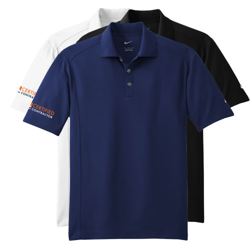 Nike DriFit Classic Polo - Certified Contractor Cobrand