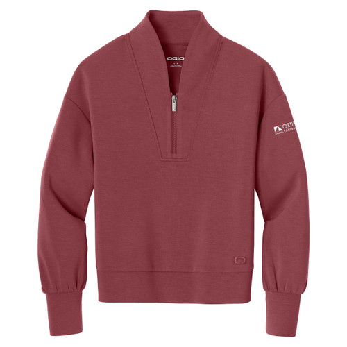 Ogio Womens Transend 1/4 Zip - Certified Contractor Cobrand