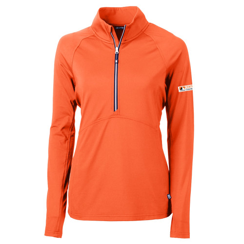 Ladies Adapt Eco Knit Stretch Recycled 1/2 Zip Pullover - AW Certified Contractor