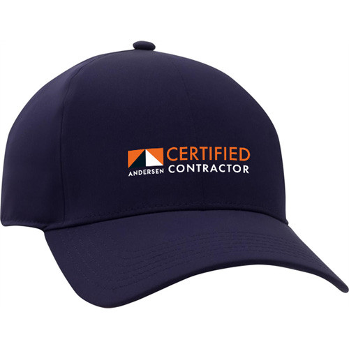 Bonded Tech Fitted Cap - Certified Contractor - Navy