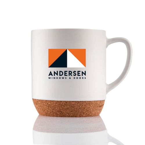 14 oz Matte Glazed Ceramic Mug with Cork Bottom - Andersen