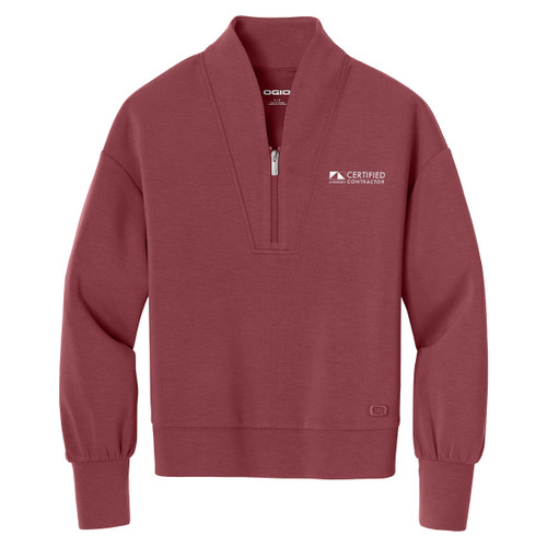 Ogio Womens Transend 1/4 Zip - Andersen Certified Contractor