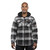 Unisex Hooded Flannel Jacket - Certified Contractor