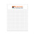 8.5" x 11" Scratch Pad with Grid Paper, 25 Sheets - Certified Contractor
