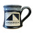 Barrel Pottery Mug - Andersen Windows - Satin Black with White