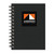 Wirebound Notebook with Cut Out Window - 5" x 7" - Andersen Windows - Black Cover