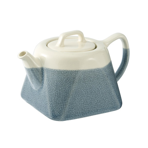 Teapot Crackle Glaze - Slate Blue