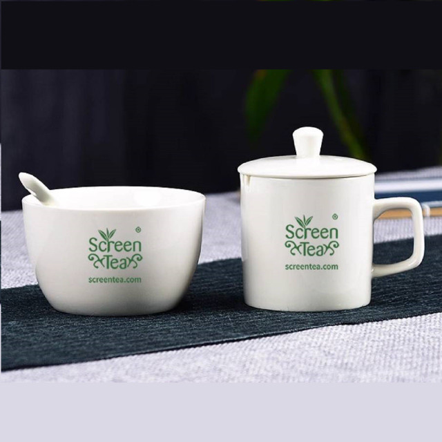 Transparent Clear Tea Cup Set - 6 Pcs ( Kach