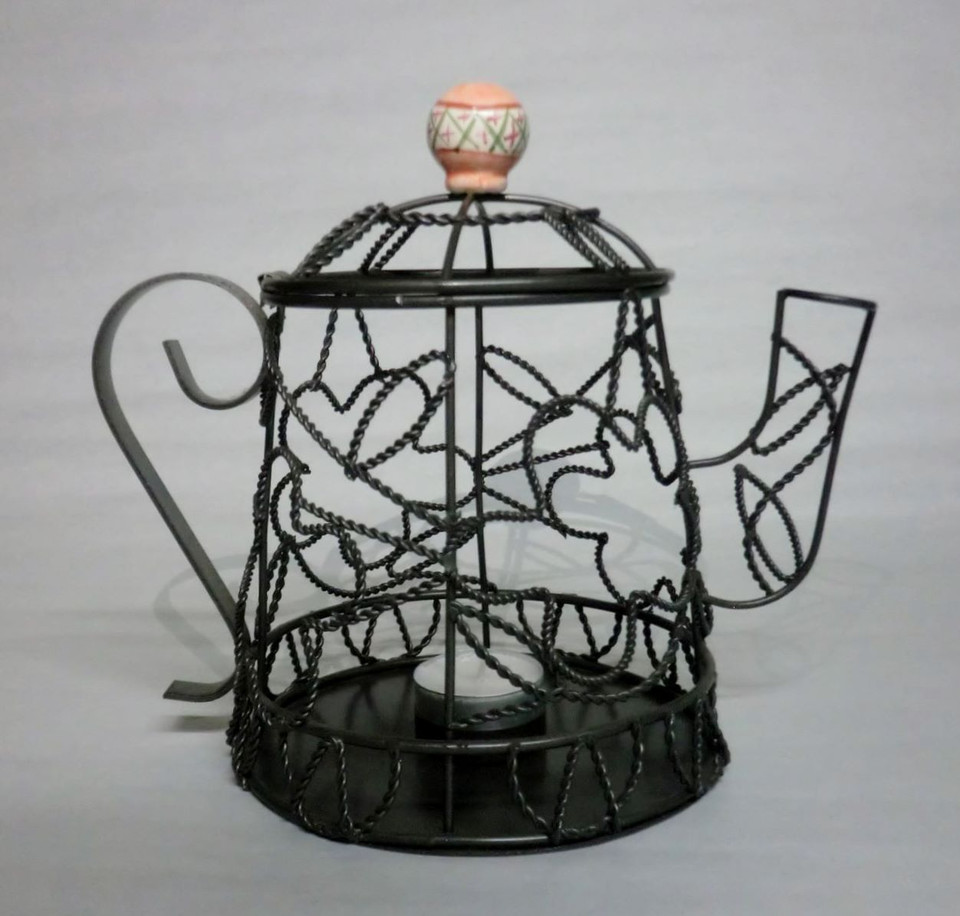 Wired Teapot Tea Light Holder Screen Tea, Inc.