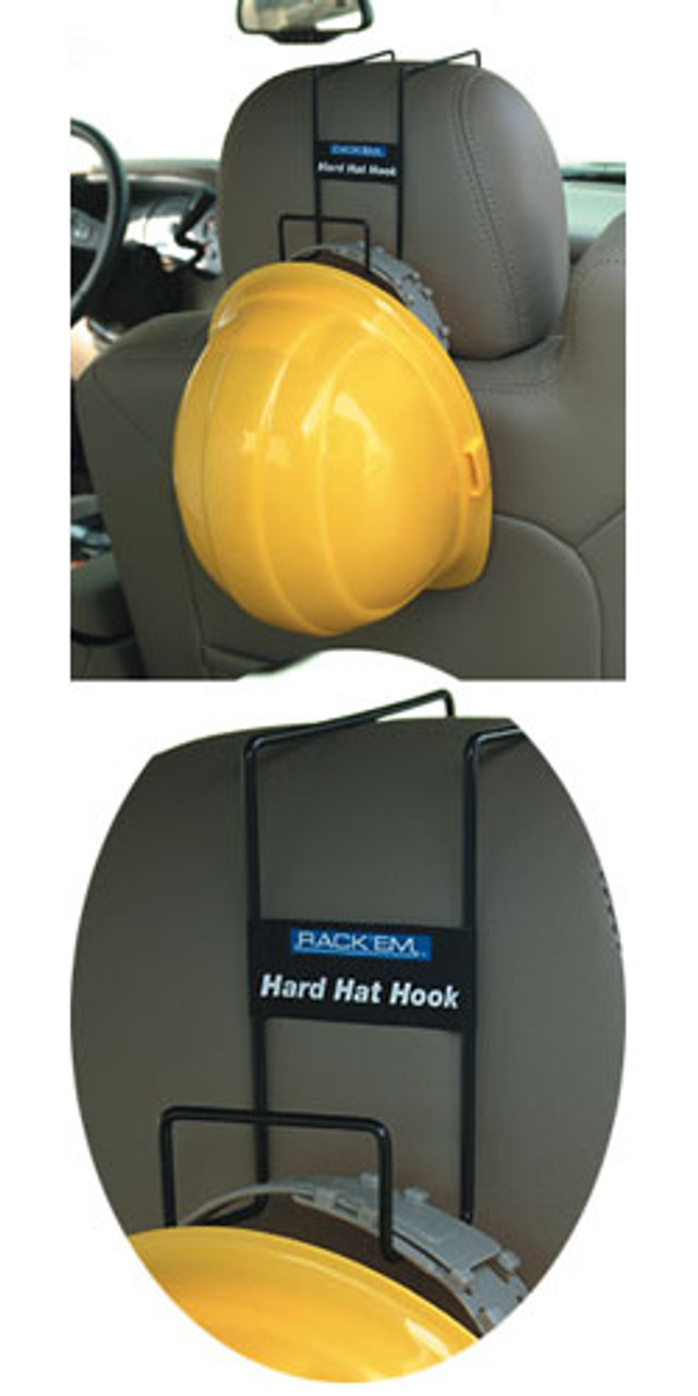 Rackems #5002 Safety Helmet Over Seat Rack 