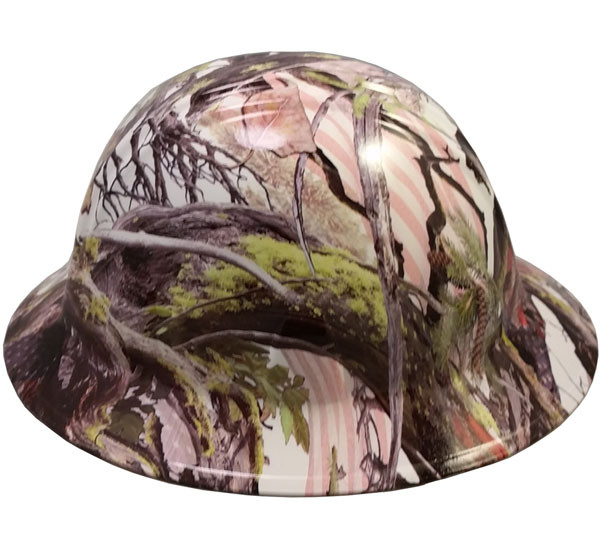 camo hard hat full brim