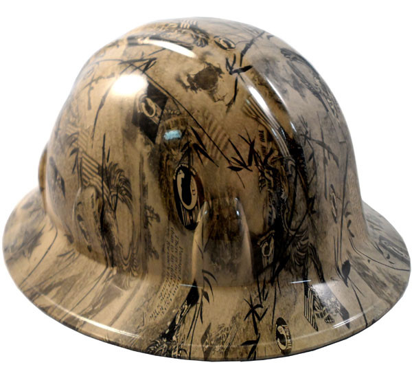 Hydrographic FULL BRIM Hard Hat-Ratchet Suspension – POW  display picture 1