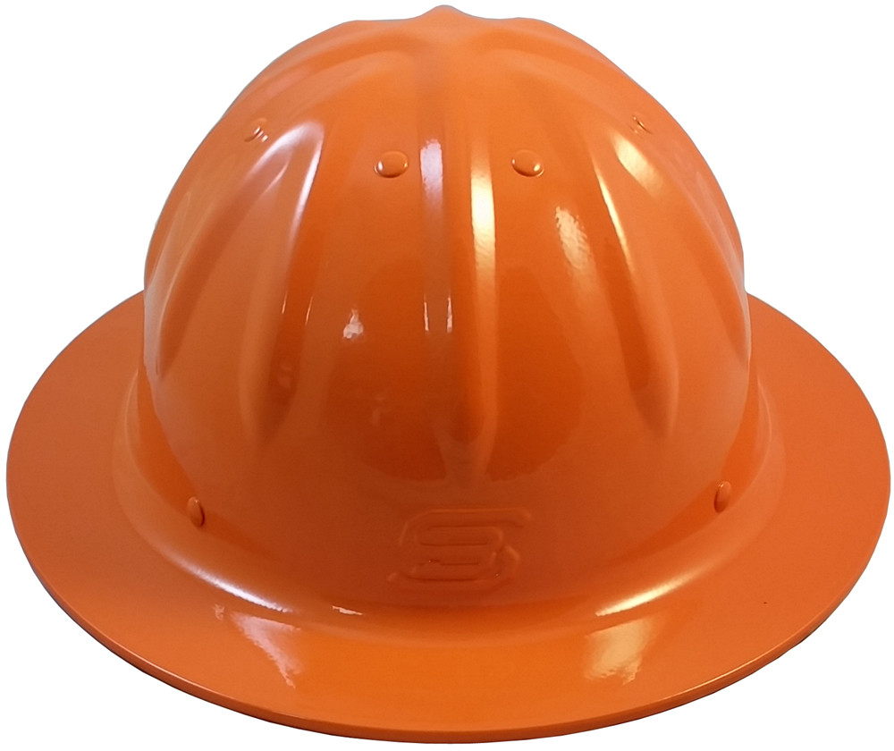 Aluminum Skull Bucket Full Brim Safety Helmets with Ratchet Liners