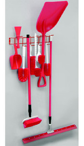 26 inch Utility / Sanitation Rack, (12) 2-1/2 inch Hooks