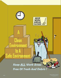 Clean Environment Safety Poster 24X32