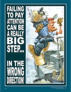 Pay Attention Safety Poster - 24X32