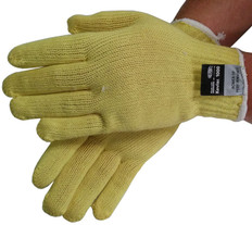 Regular weight 100% Kevlar® Fiber Gloves with Knit Wrist (sold by the dozen)