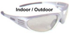 Dewalt #dpg56-9 Ventilator Safety Eyewear Silver Frame w/ Indoor Outdoor Lens
