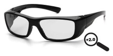 Pyramex #SB7910D20 Emerge Full Lens Magnification Safety Eyewear w/ Clear 2.0 Lens