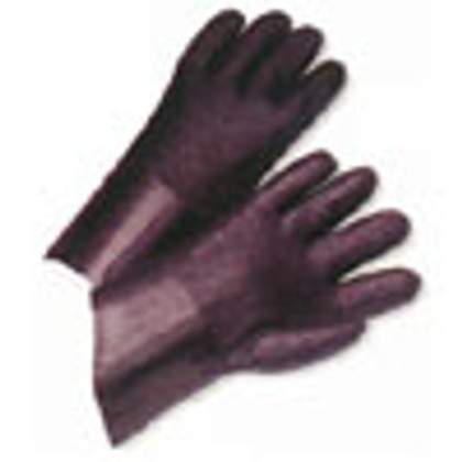 PVC Gloves 12 inch with Sandpaper Finish (sold by the dozen)