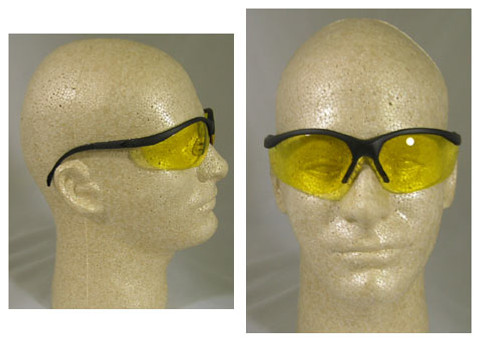 MCR Crews #KD114 Klondike Safety Eyewear w/ Amber Lens