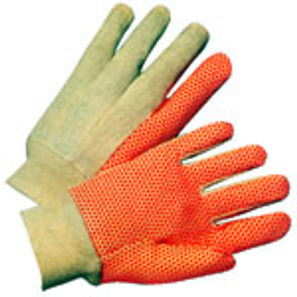 10oz Cotton Canvas with Orange Dots on one side (dz) (sold by the dozen)