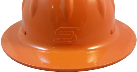 Aluminum Skull Bucket Full Brim Safety Helmets with Ratchet Liners